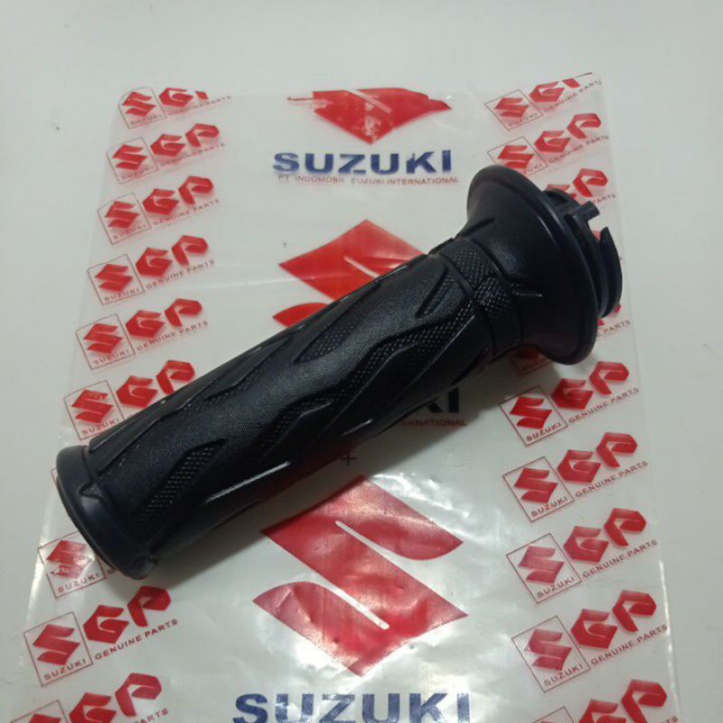 Handgrip Sarung Gas , Selongsong Gas Kanan Original Suzuki Satria Fu Hayate Spin Shogun Nex,Nex 2 Ad