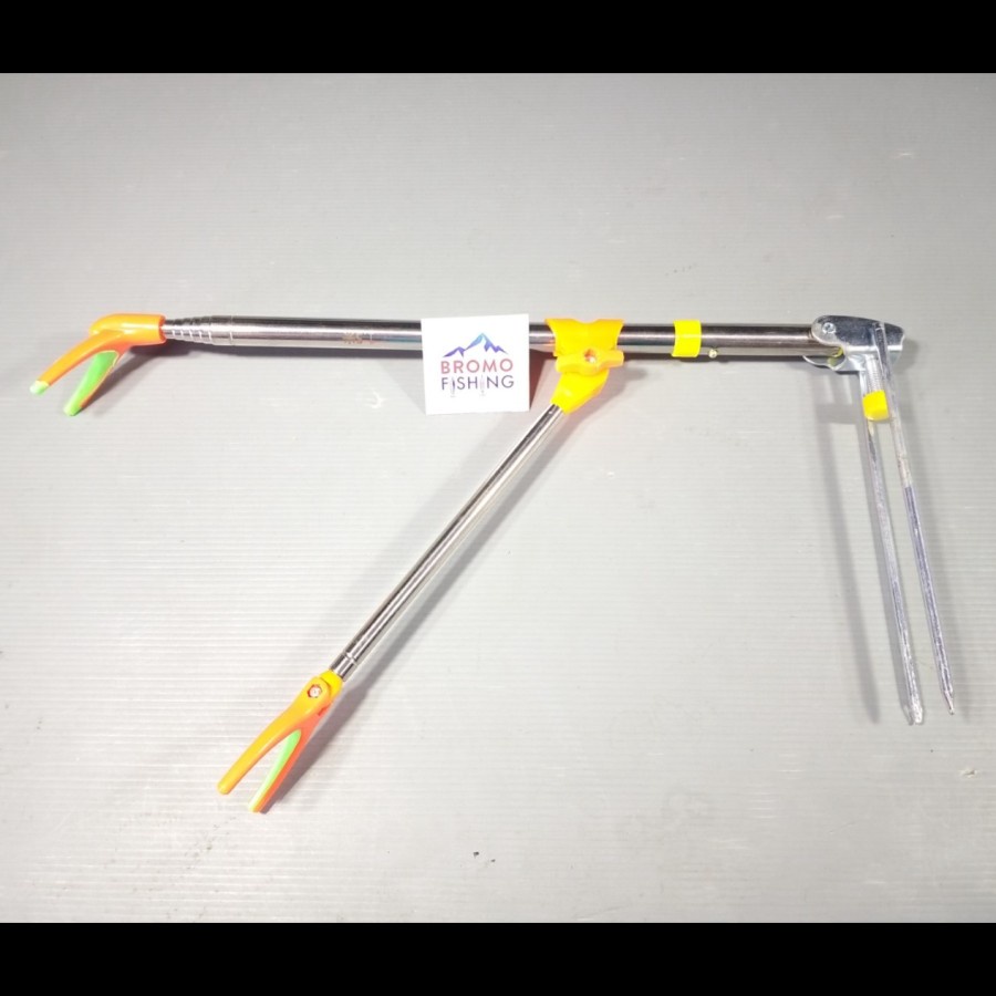 Cagak Joran Teleskopik STELLA Stainless Steel jagrak lipat adjustable