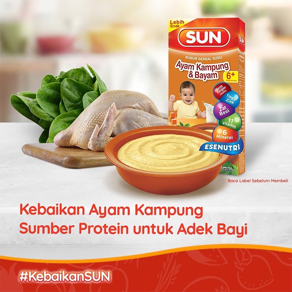 ❤ BELIA ❤ PROMINA &amp; SUN Bubur Bayi | Bubur Tim 6+ Bulan | 8+ Bulan | BOX | Instant | MPASI Sehat | Makanan Sehat Bayi | BPOM