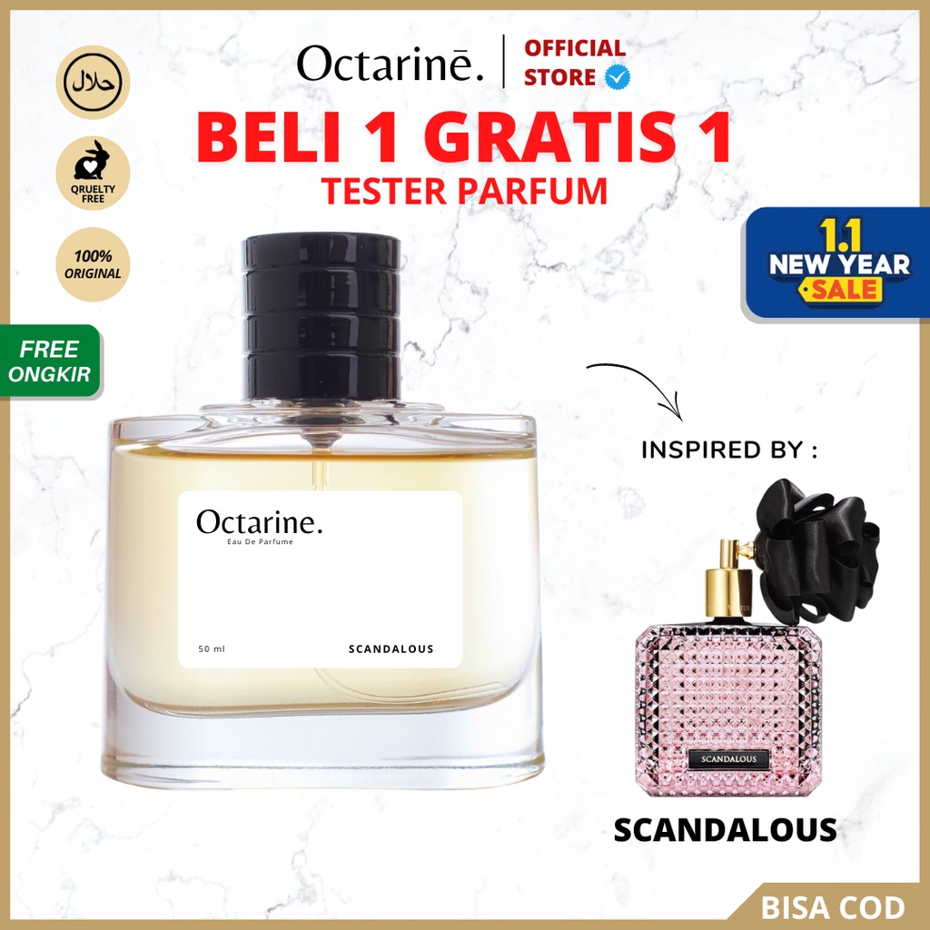 Octarine - Parfum Wanita Tahan Lama Aroma Lembut Elegan Inspired By SCANDALOUS | Parfume Perfume Farfum Minyak Wangi Cewek Cowok Murah Original