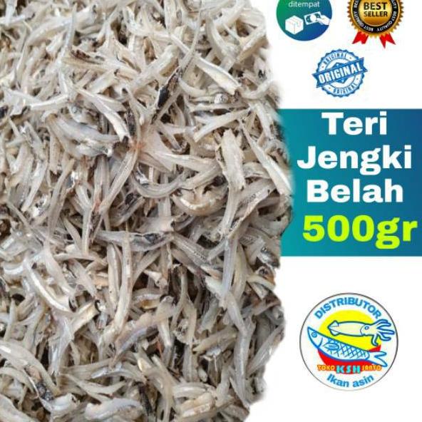 

(♥C6369] Ikan asin teri jengki belah vip-500gram