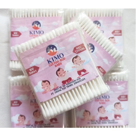 Cotton Bud Bayi Anak Dewasa 100 pcs Kapas Pembersih Telinga Kuping