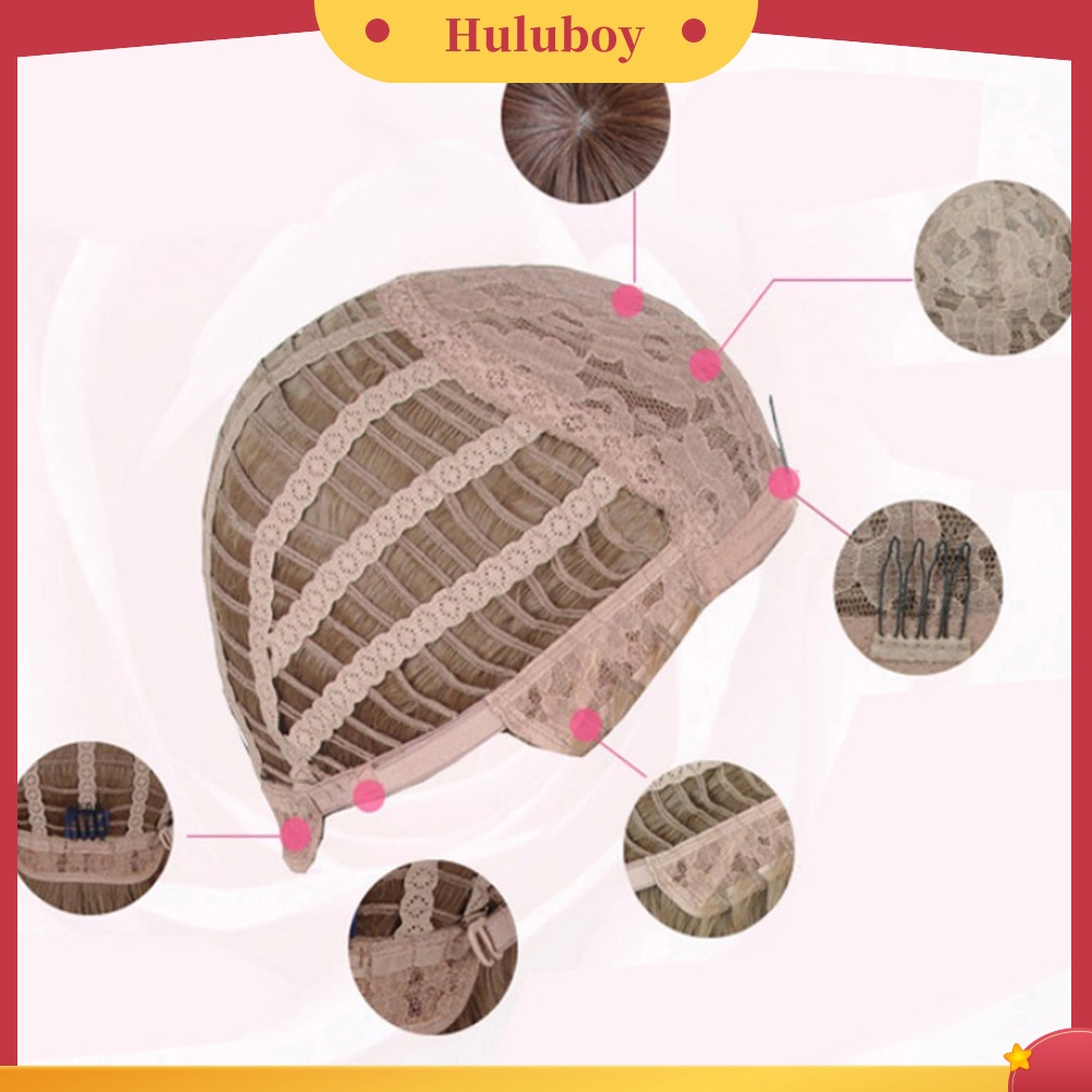 Wig Rambut Ekstensi Model Pendek Lurus Warna Gradasi Tahan Panas Untuk Wanita