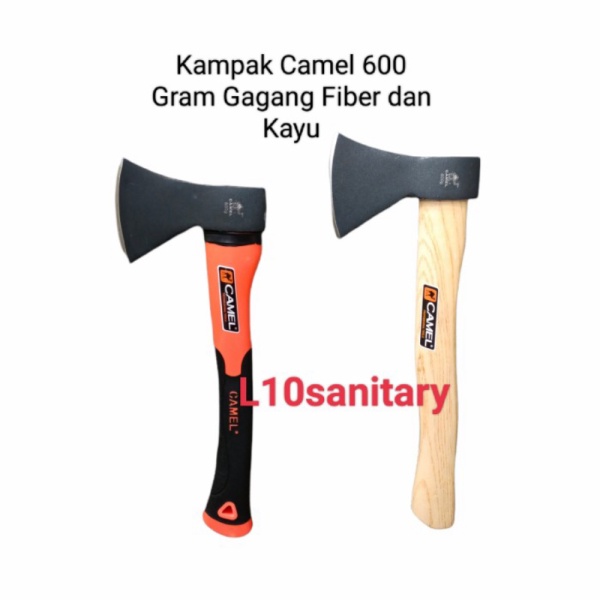 Terbaru KAMPAK Gagang Fiber CAMEL / KAMPAK Gagang Kayu CAMEL - Gagang KAYU Promo