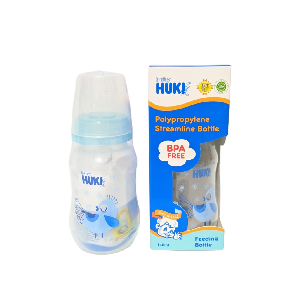 Huki Botol PP Streamline 140 ml l Botol Susu