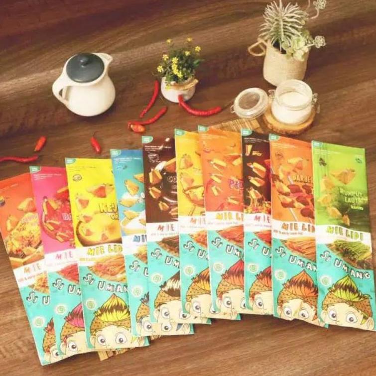 

[No](E44R)♫♪ Mie Lidi Si umang kemasan 130gr banyak diminati