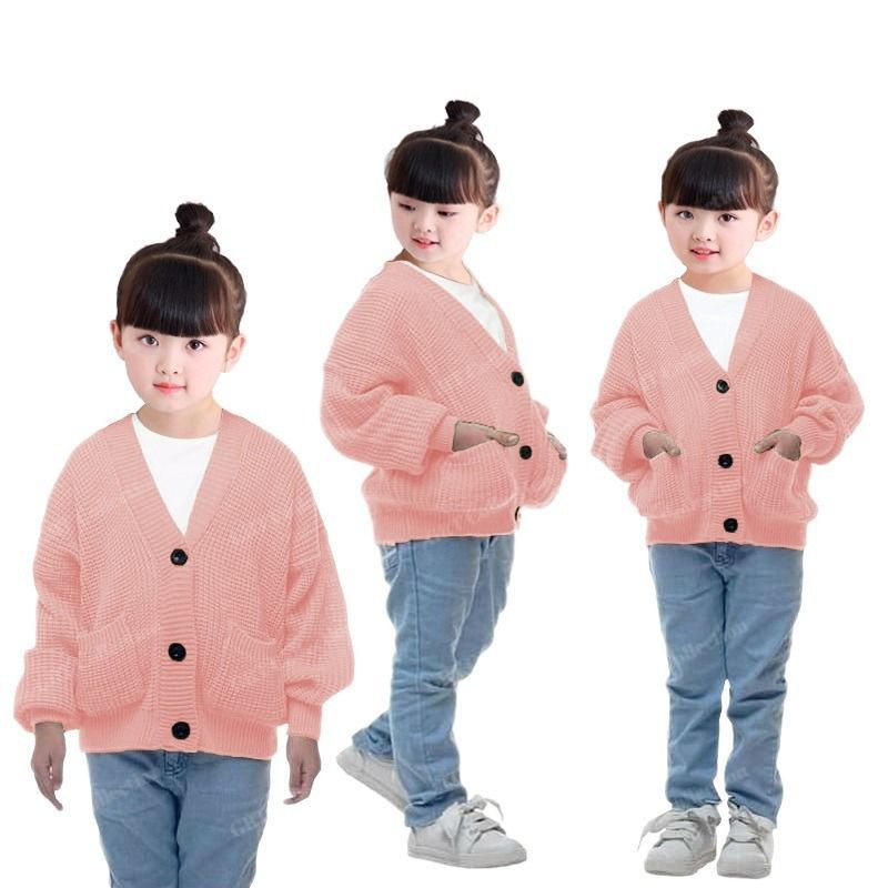 Cardigan Rajut Anak Perempuan Usia 2-12 Tahun Rajut Halus Premium / Cardigan Rajut Anak Perempuan