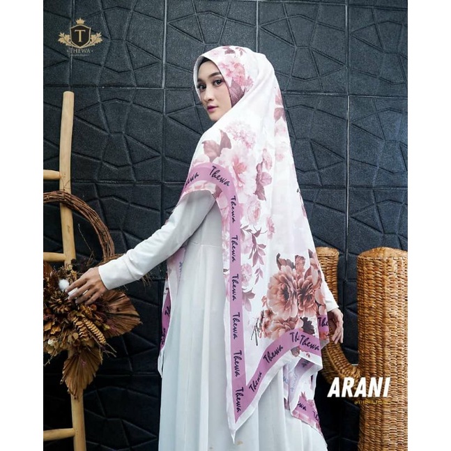 Khimar Hijab Syari Thewa Arani  Printing