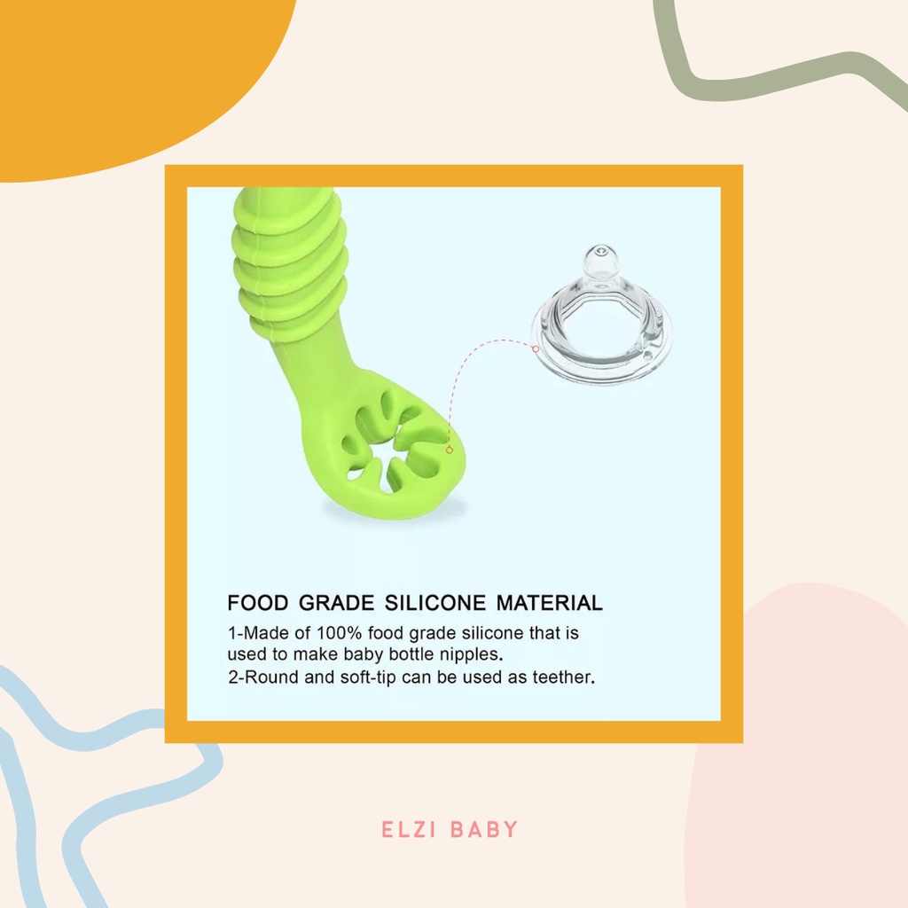 Lababy Silicone Spoon | Sendok Bayi