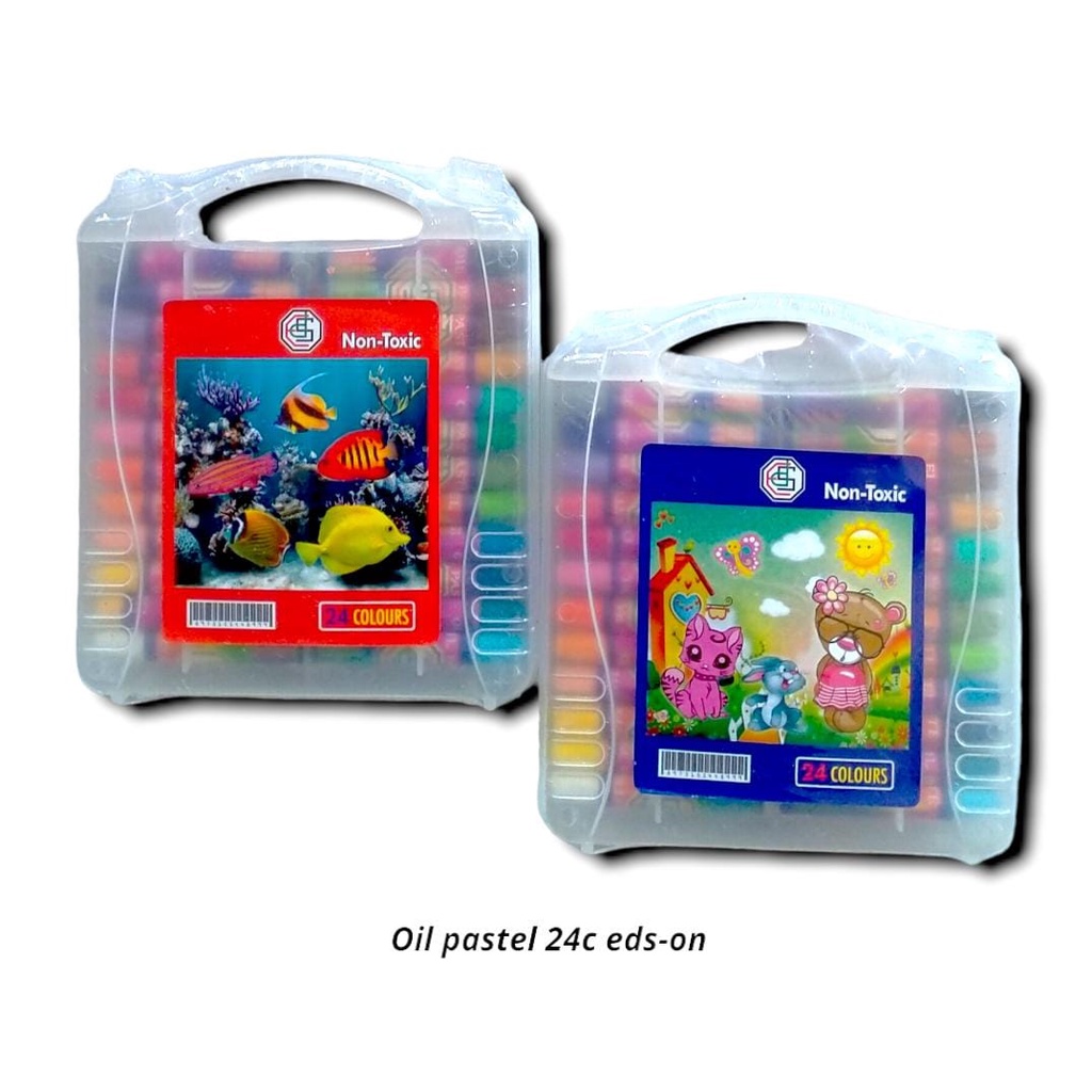 

KRAYON GAMBAR ANAK OIL PASTEL NON TOXIC 24C + CASE CRAYON