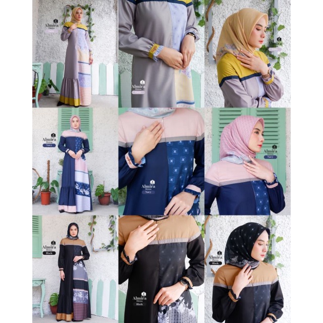 zalifa Almira Salwa Sayda Faeqa fayha dress printing