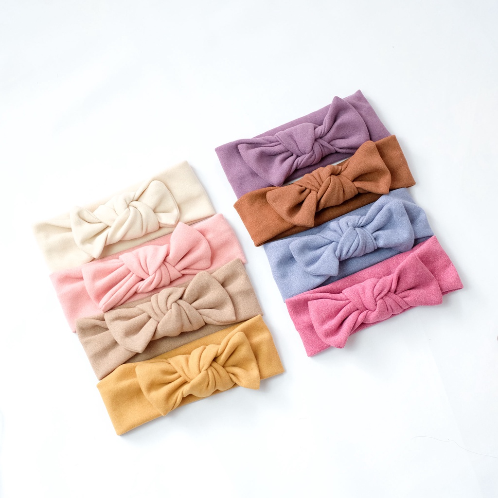 Nice Kids - Bandana Pita Bayi Bow Headband ribbon Baby (All size 0-3 Tahun)