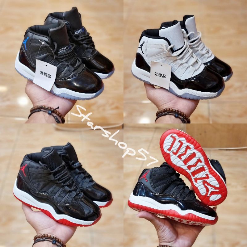 COD~SEPATU SEKOLAH ANAK NIKE JORDAN 11 HIGH IMPORT SEPATU MURAH BERKUALITAS
