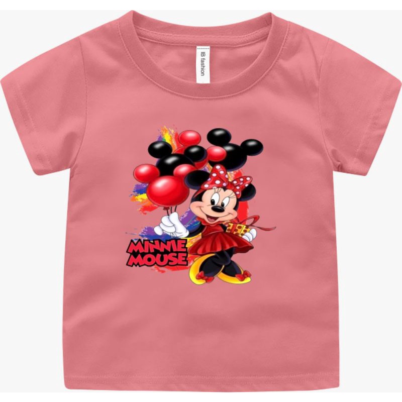 Kaos Anak Murah Minnie mose Baju Anak Cewek Atasan Ank Terbaru Kaos Anak Usia 2 Sampai 10 Tahun