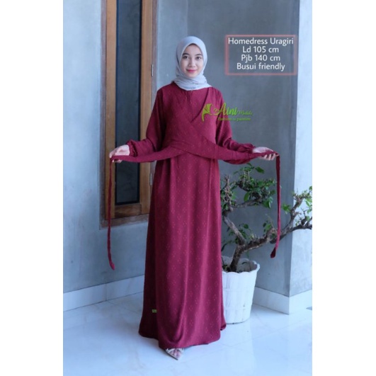 Home dress Uragiri, gamis Uragiri gamis Aini modiste, gamis ori gamis pesta