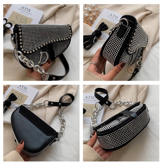 2307 tas selempang wanita import fashion tas bahu wanita slingbag wanita terkiniian cantik tas blink terlaris best seller codr