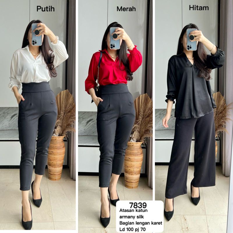 ATASAN BASIC  WANITA MV_7839 KATUN ARMANY IMPORT