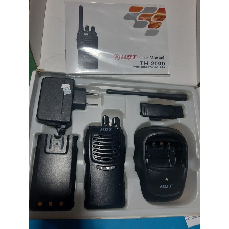 HT HQT TH2000 FREKUENSI UHF 350 MHZ KONDISI BARU HARGA SECOND  HT BAGUS BUILD UP FREKUENSI UHF Low B