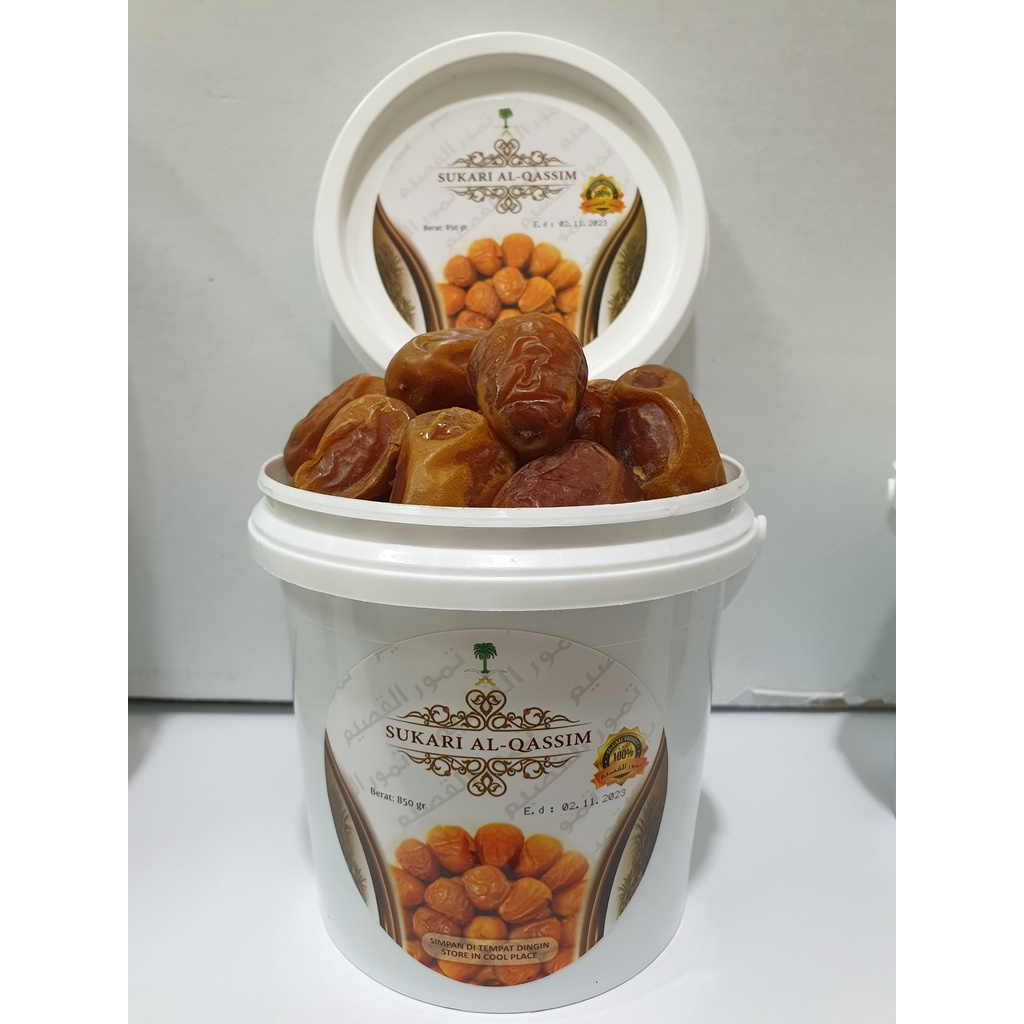 

Kurma Sukari Ruthob Kemasan Ember 750 Gram Al Qossim