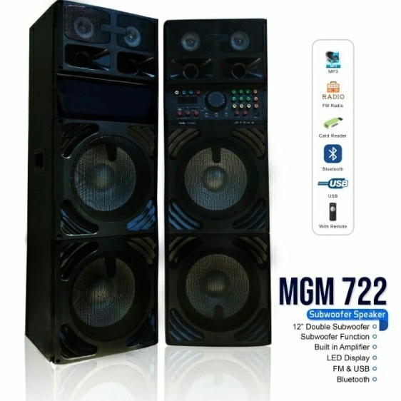 SPEAKER AKTIF BLUETOOTH DAT MGM-722 Gratis Ongkir