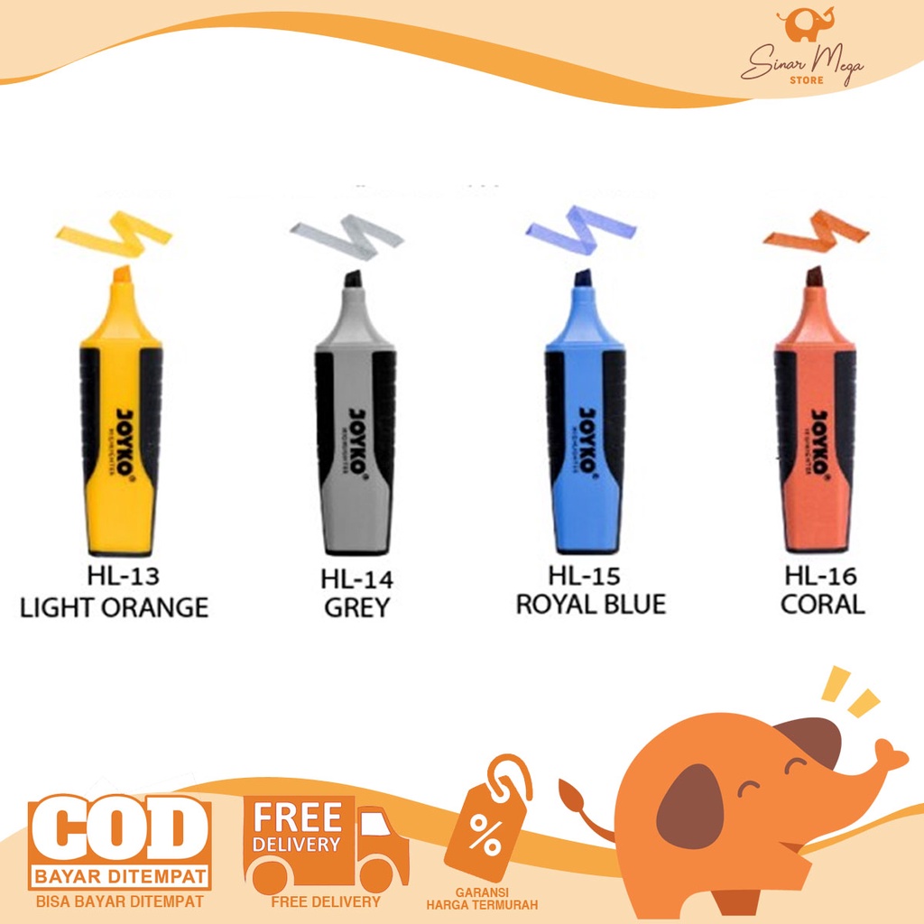 

Joyko Highlighter HL 13-16 /Penanda Murah Warna