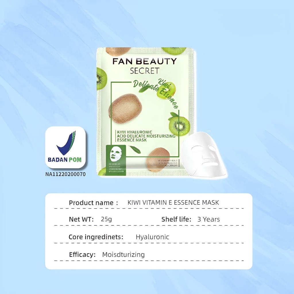 FAN BEAUTY SECRET FACIAL ESSENCE MASK SHEET MASKER WAJAH WHITENING MOISTURIZING SHEET MASK