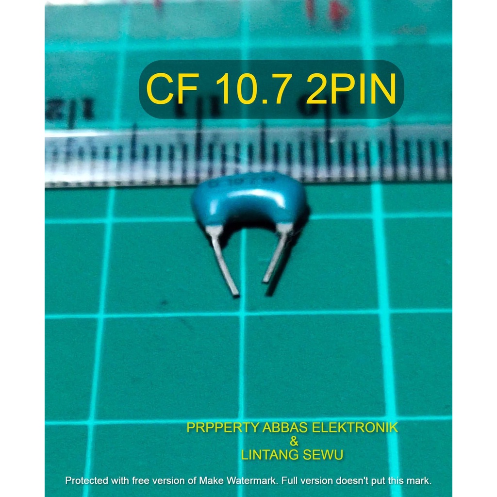 Ceramic Filter CF 10.7 10,7 10,7Mhz 10.7Mhz 2pin 2 pin 2p Keramik