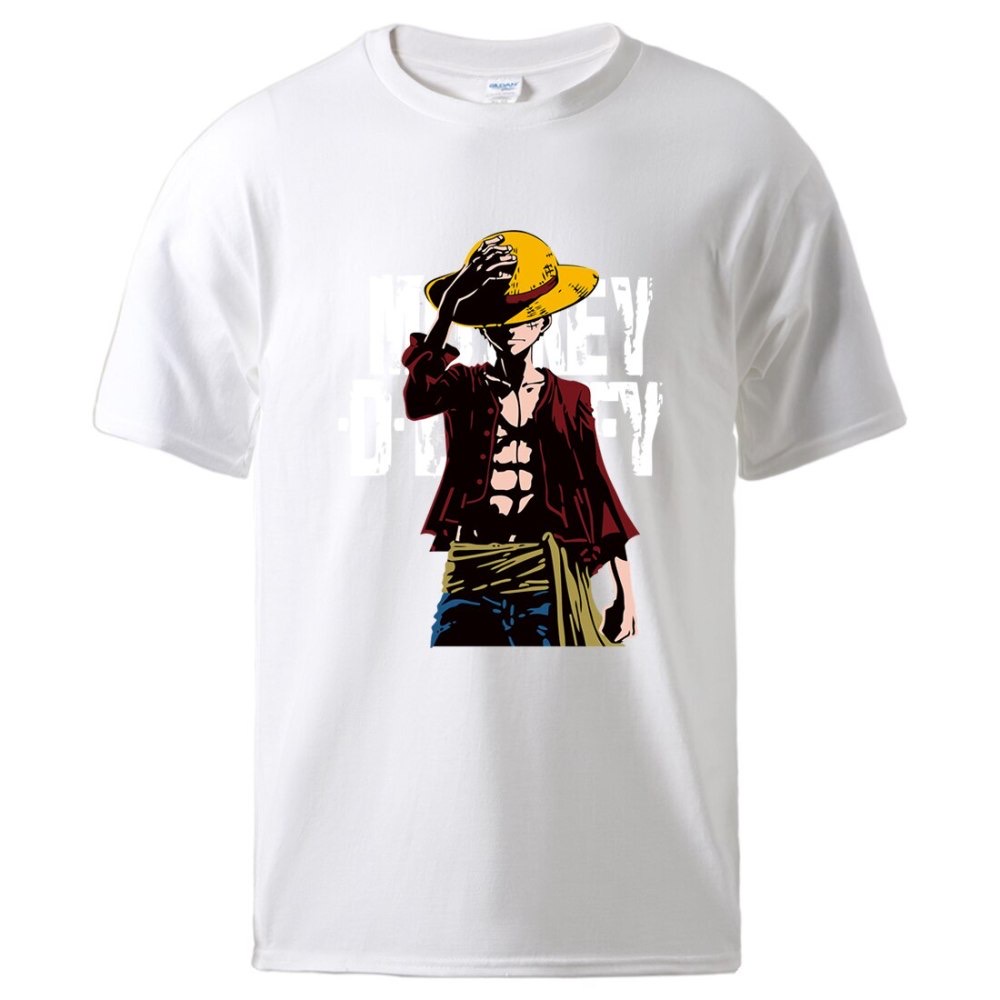 Kaos Lengan Pendek Luffy The Monkey Master ANIME II Kaos Distro II Kaos Katun Combed M-XL ( Pria &amp; Wanita )