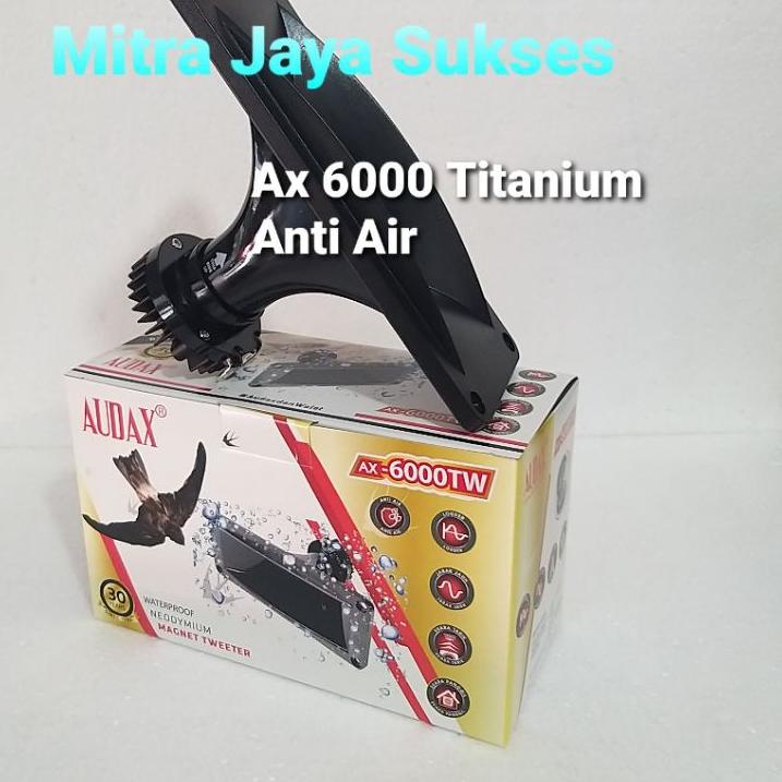 Harga Termurah Tweeter Audax Ax 6000 TW Titanium Anti Air Speaker Panggil Walet