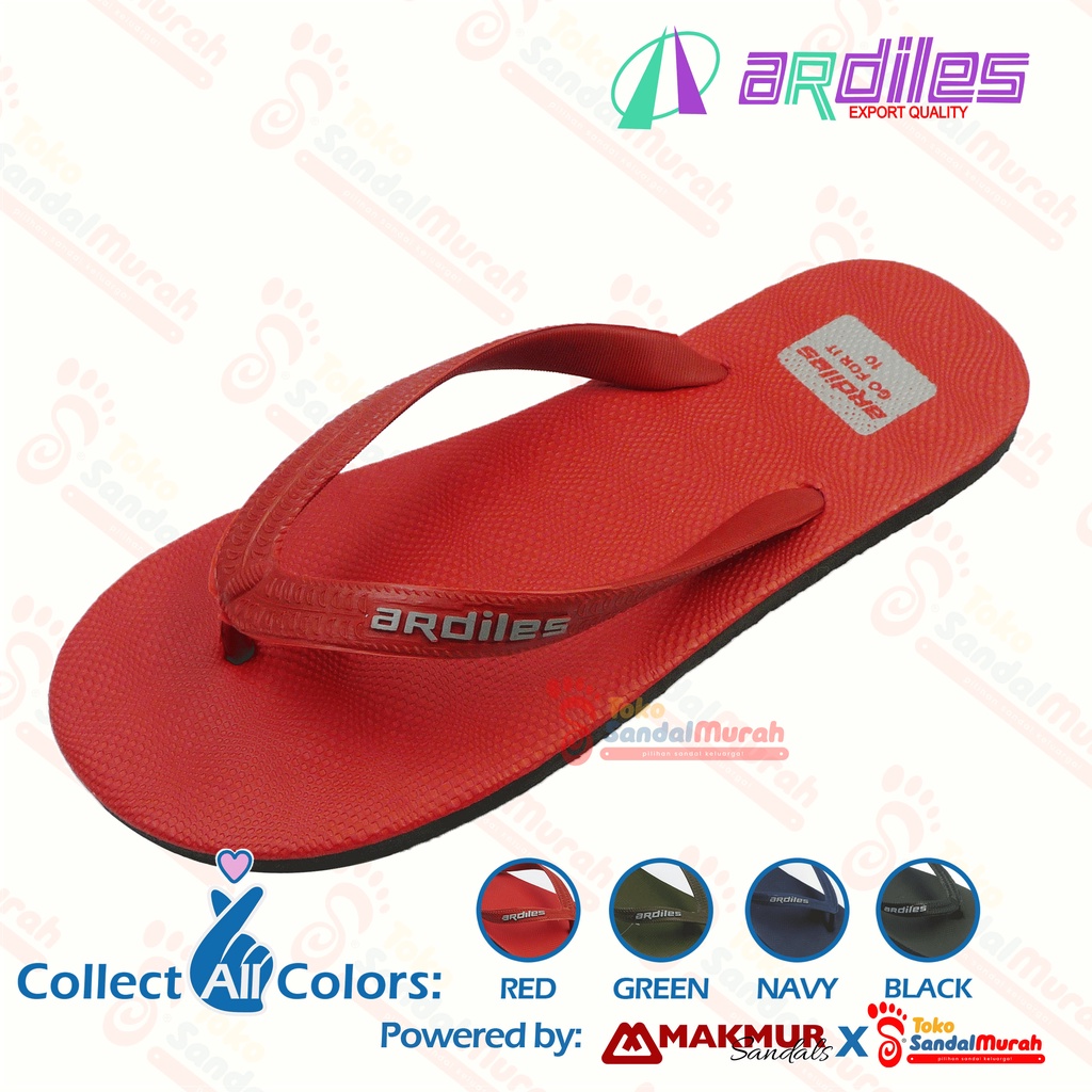 Toko Sendal Murah - Sandal Jepit Laki - Laki / Sandal Jepit Karet Nyaman / Sandal Jepit Dewasa Unisex / Sandal Jepit Ardiles Miami [Toko Sendal Murah M 06 Ardiles Miami]