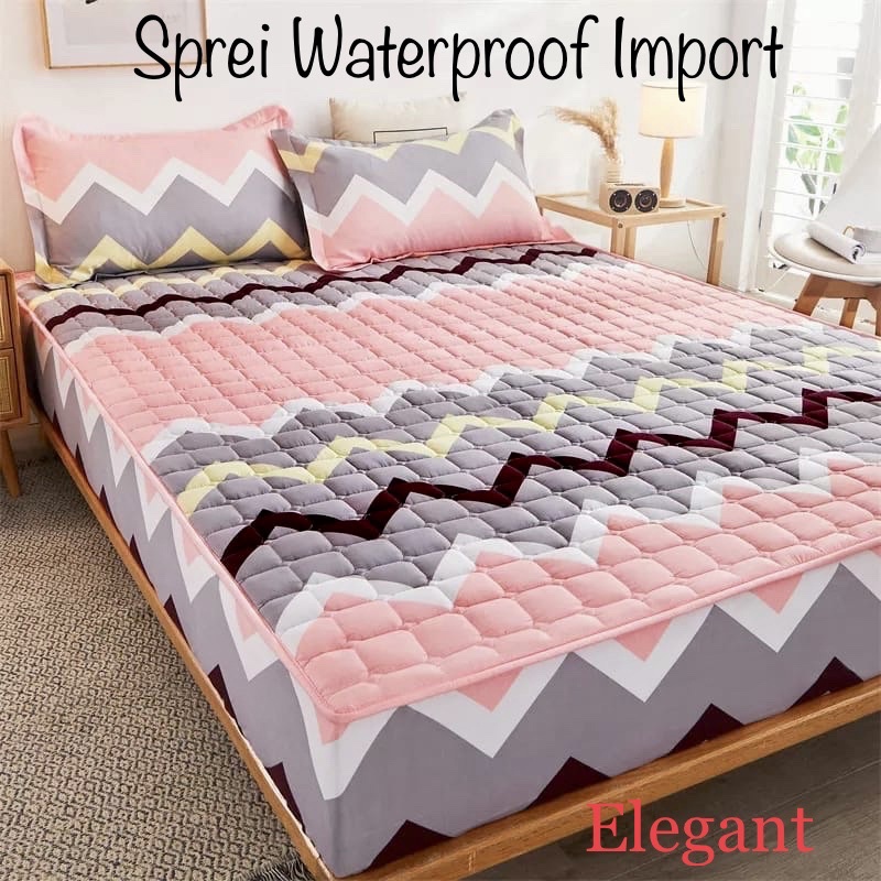 SPREI WATERPROOF IMPORT 180 X 200 CM / SPREI WATERPROOF ORIGINAL ANTI OMPOL SPREI ANTI TEMBUS / SPREI ANTI AIR BAHAN ADEM LEMBUT DAN KARET KELILING SEPREI ANTIAIR KARET KELILING ANTIPANAS ANTI TEMBUS OMPOL