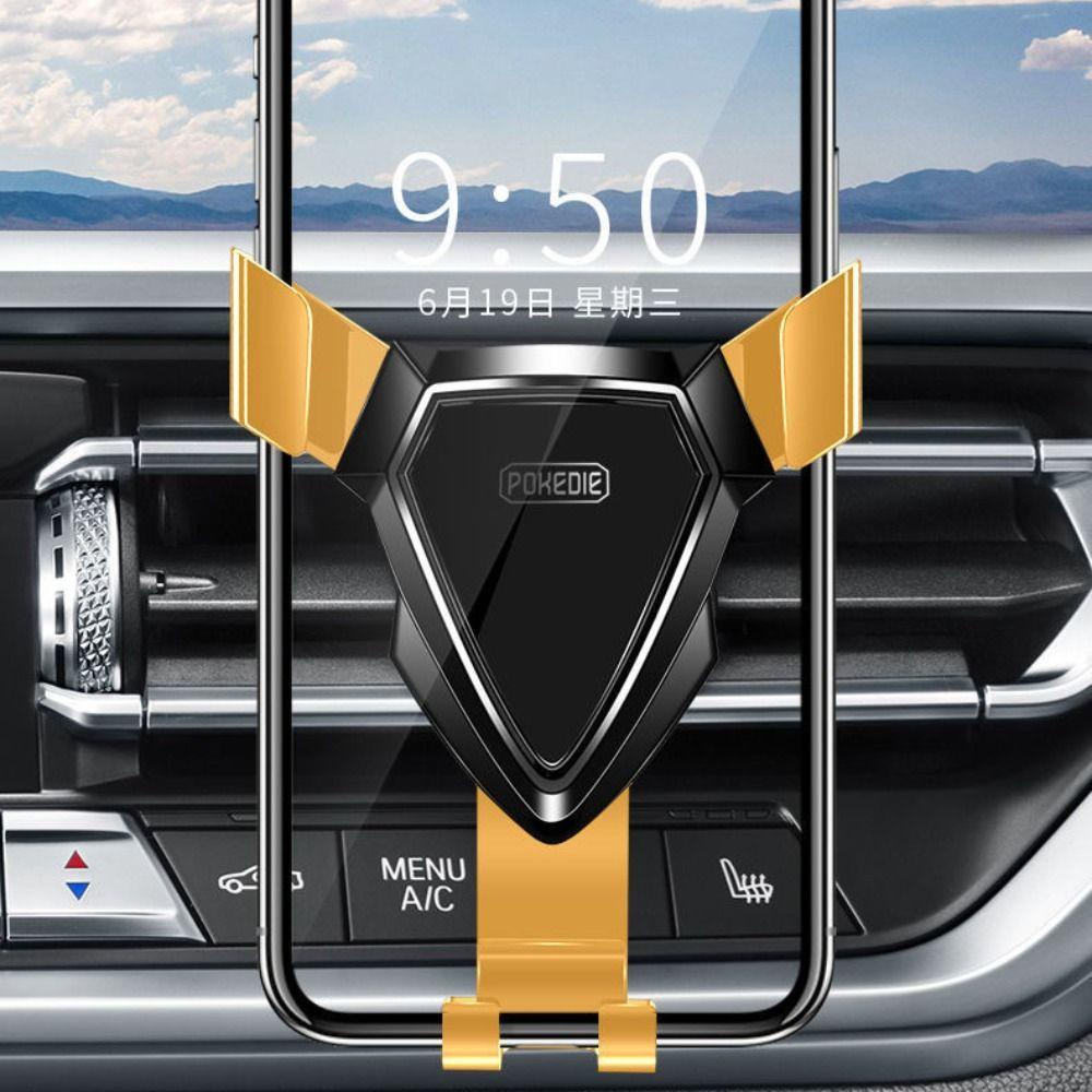 Preva Dudukan Ponsel Mobil Penyangga Stand Bracket Gravity Auto Phone Holder