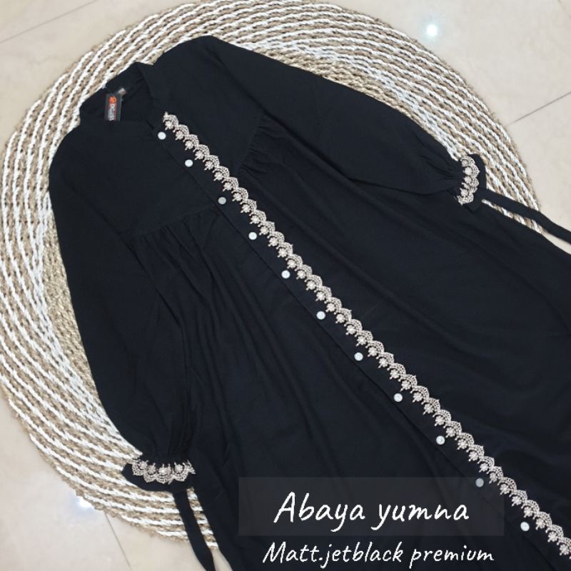 lok ABAYA YUMNA / GAMIS JETBLACK RENDA / GAMIS JETBLACK PREMIUM / ABAYA JETBLACK RENDA / ABAYA
