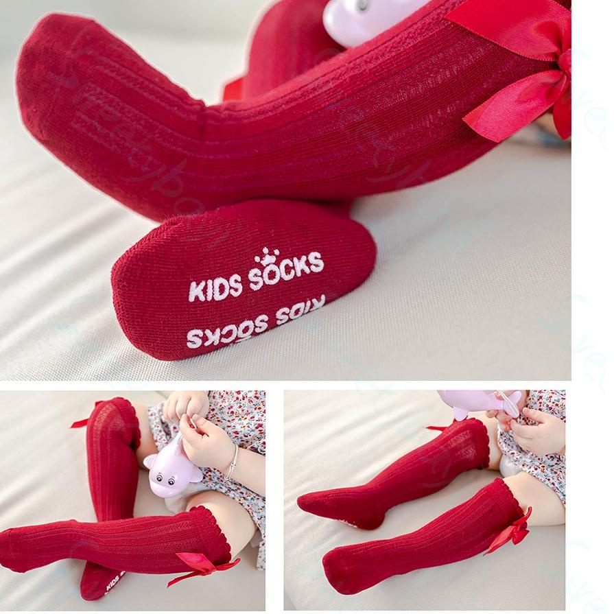 >V44859) Sweetybayi Kaos Kaki Panjang Bayi Perempuan / Kaus kaki bayi