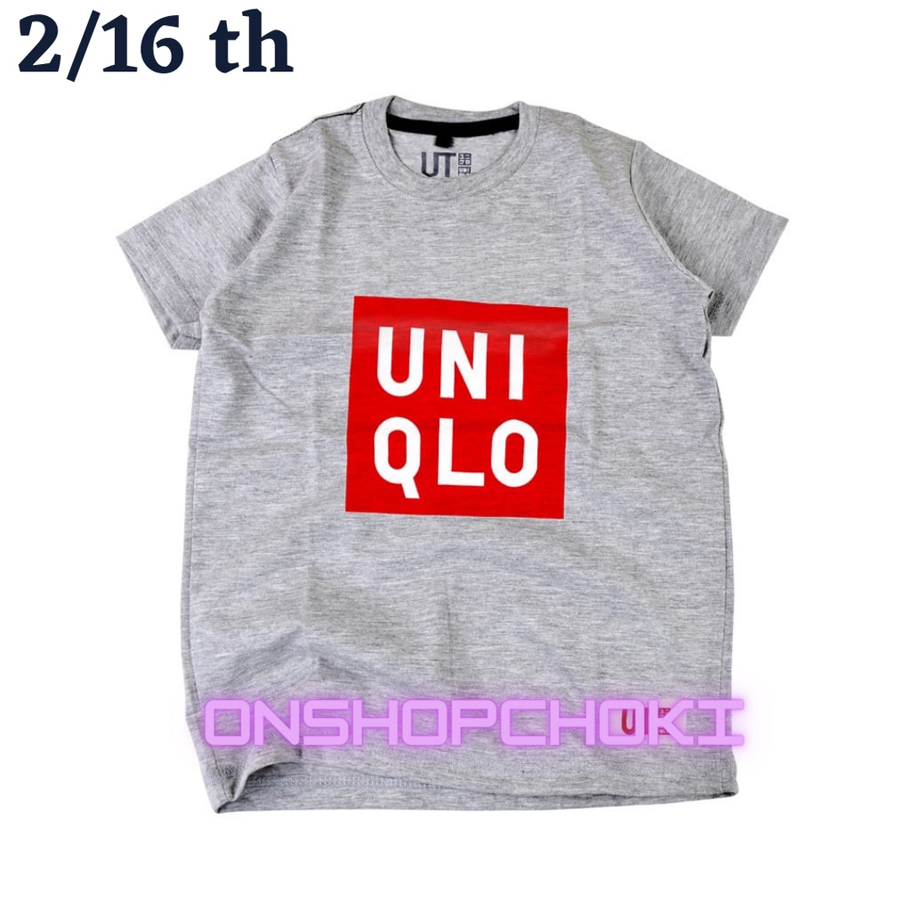 KAOS ANAK UNISEX/ GAMBAR UNIQO USIA 2-16th KAOS ANAK HARGA MURAH/ KAOS ANAK OBLONG