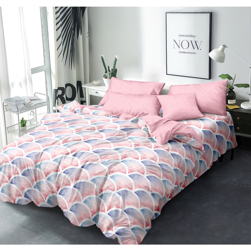 Internal - Bed Cover Set Queen 160x200 Tinggi 25 Fitted - Ansala