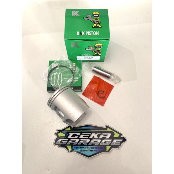 seher dan ring paket fizr os 125. piston dan ring komplit yamaha f1 zr. force one