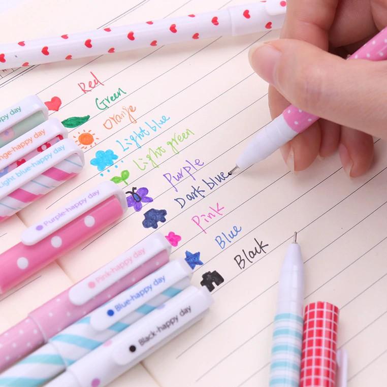 

[KODE PRODUK L9LU06162] PULPEN GEL MOTIF 1 SET 10 WARNA TULISAN LUCU IMUT / BOLPEN GEL KARAKTER AA73