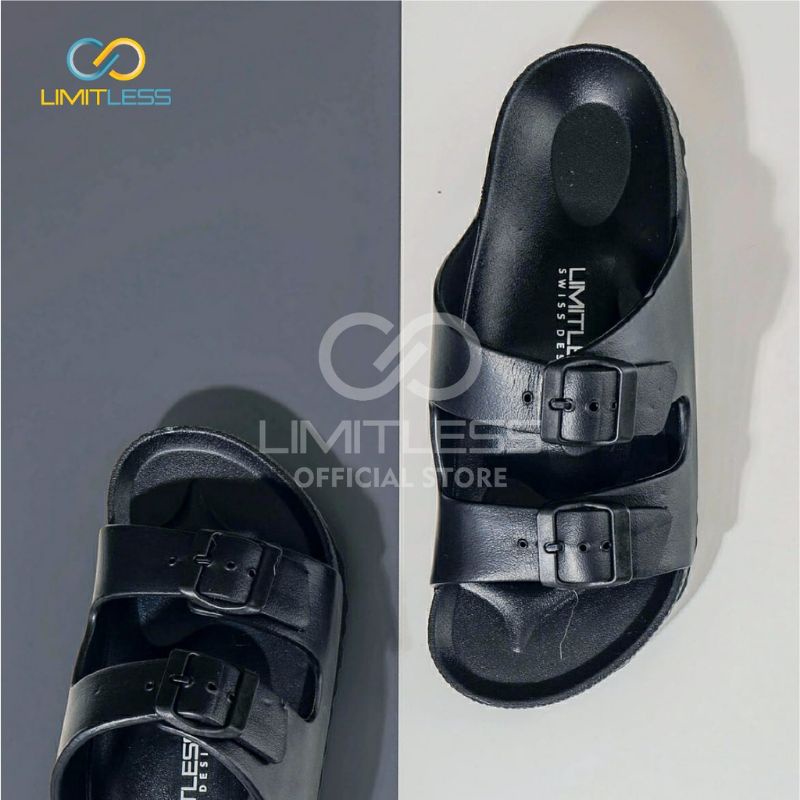 Limitless- sandal wanita slip on strap 2 Anti slip