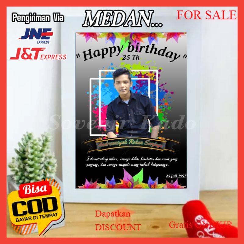 Foto custom / kado wisuda, kado pernikahan