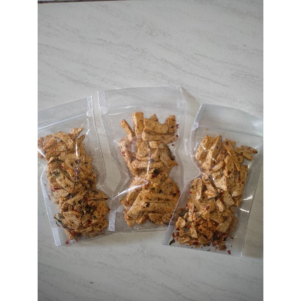 

Basreng Daun Jeruk Rasa Pedas Asin