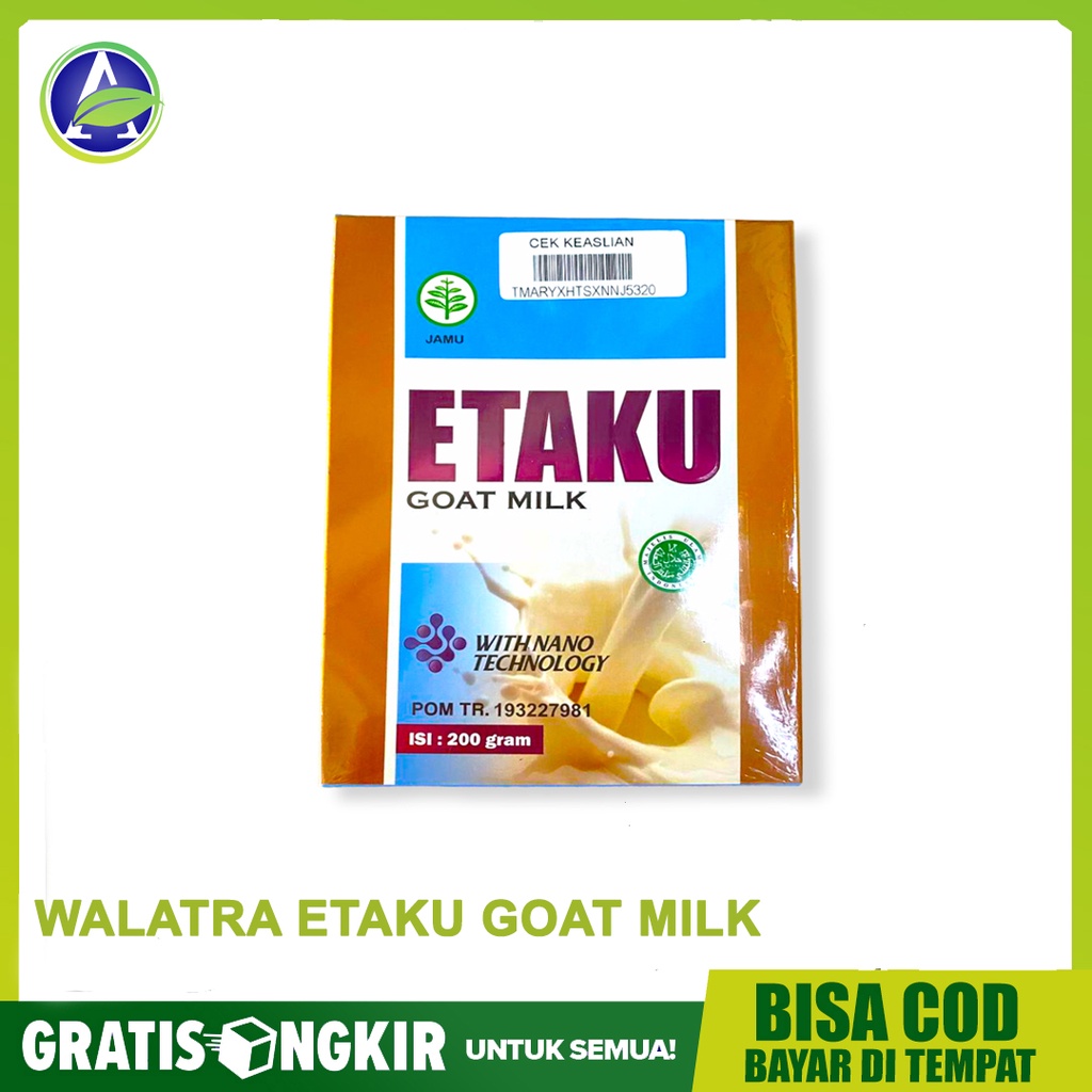 Walatra Etaku Susu Kambing Etawa Asli 100% di Tasikmalaya - Bisa COD - BERGARANSI Halal & Legal BPOM