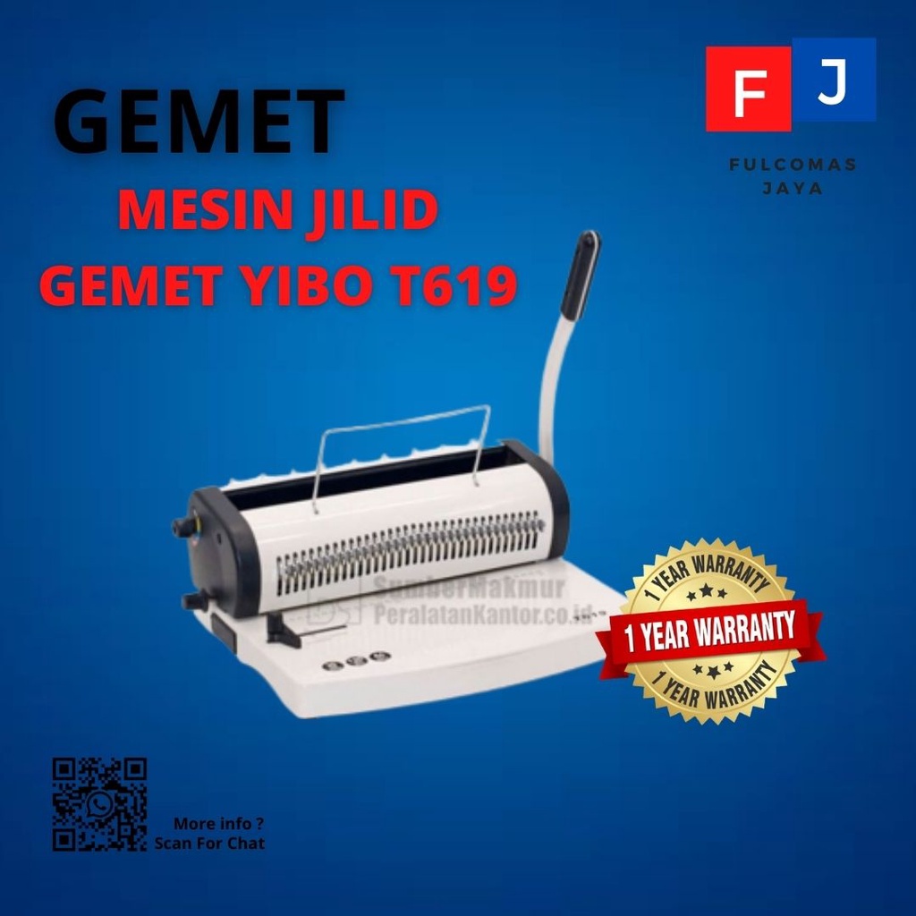 

Mesin Jilid GEMET YIBO T619 GARANSI RESMI
