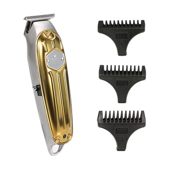 Alat Cukur Rambut Kemei KM-1973 GOLD Mesin Potong Rambut cas clipper