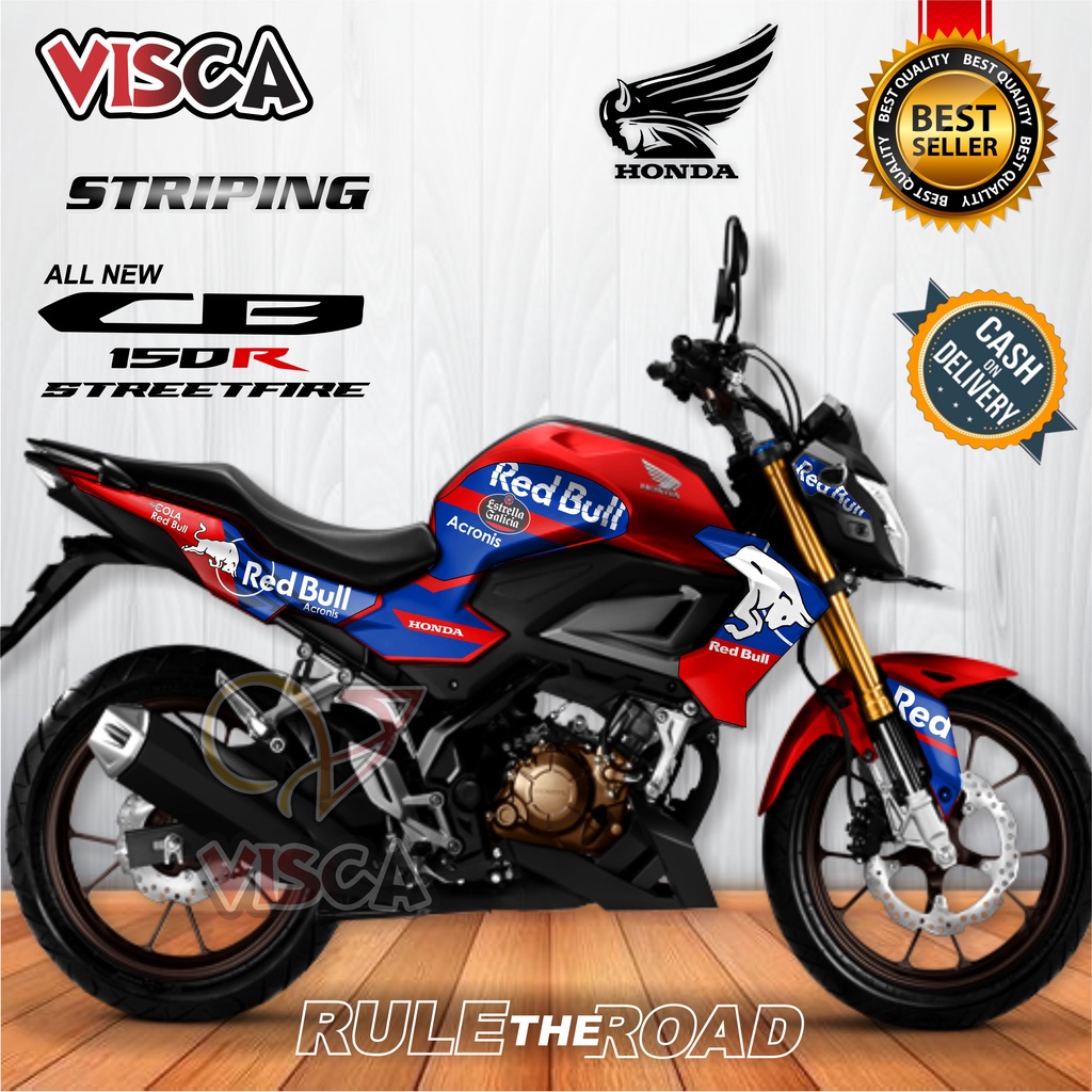 Striping Cb 150r New Stiker Motor Cb150r Stiker Striping Cb150r 2021 CB150R 2021 REDBULL