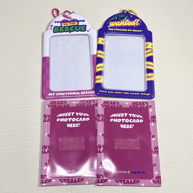 preloved photocard holder emergency glits studio x ppg studio