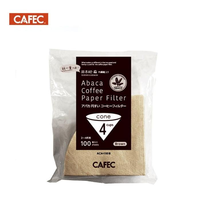 

[BISA COD] Cafec Abaca Coffee Paper Filter 02 Kertas Saringan Kopi V60 Pour Over
