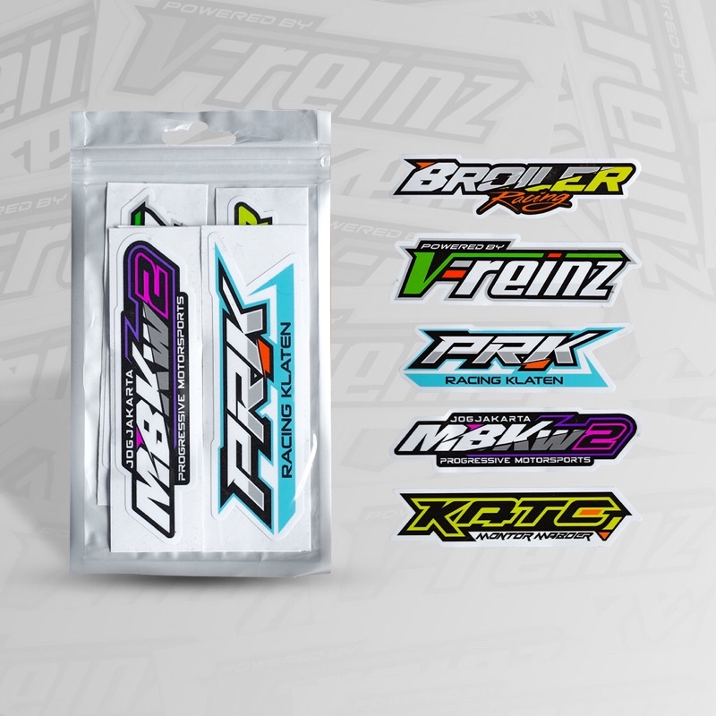 

STICKER PACK RH57 TEAM ISI 5 PCS VOl 01