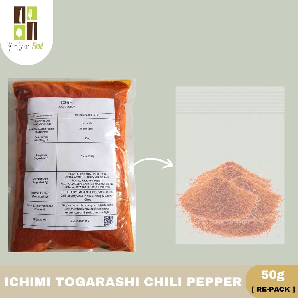 Ichimi Togarashi Chili Pepper Bubuk Cabe Jepang