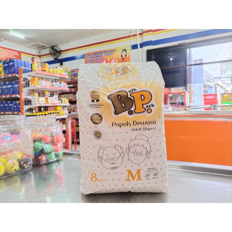 BP ADULT DIAPERS M8